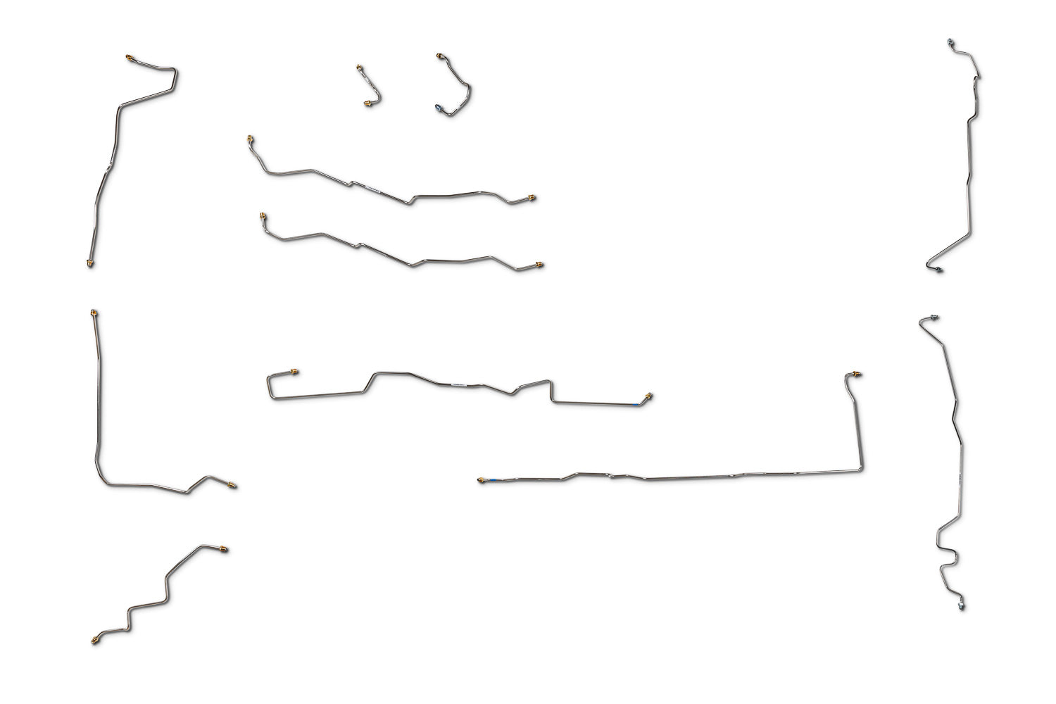 Juego de líneas de freno Chevy Astro 2000 2WD 4.3L BLC-246-SS1A Acero inoxidable