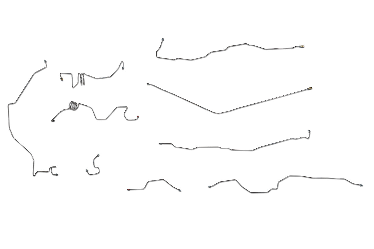Ford F150 Brake Line Set 1988 2WD Ext Cab 6.5ft Bed 5.0L BLF-138-SS1B Stainless Steel