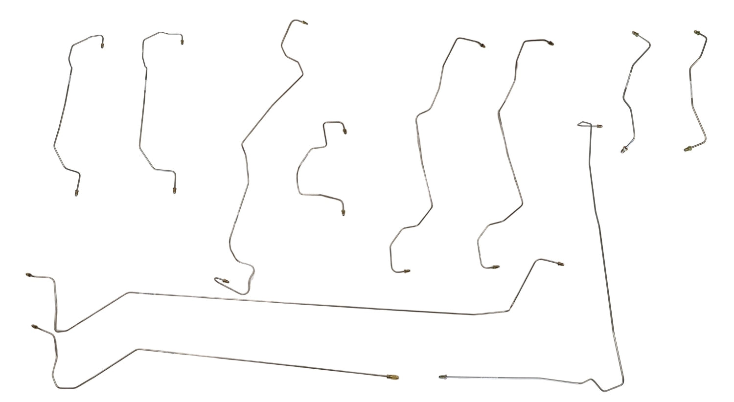 Juego de latiguillos de freno Hyundai Santa Fe 2000 2,4 L BLH-100-SS1A Acero inoxidable