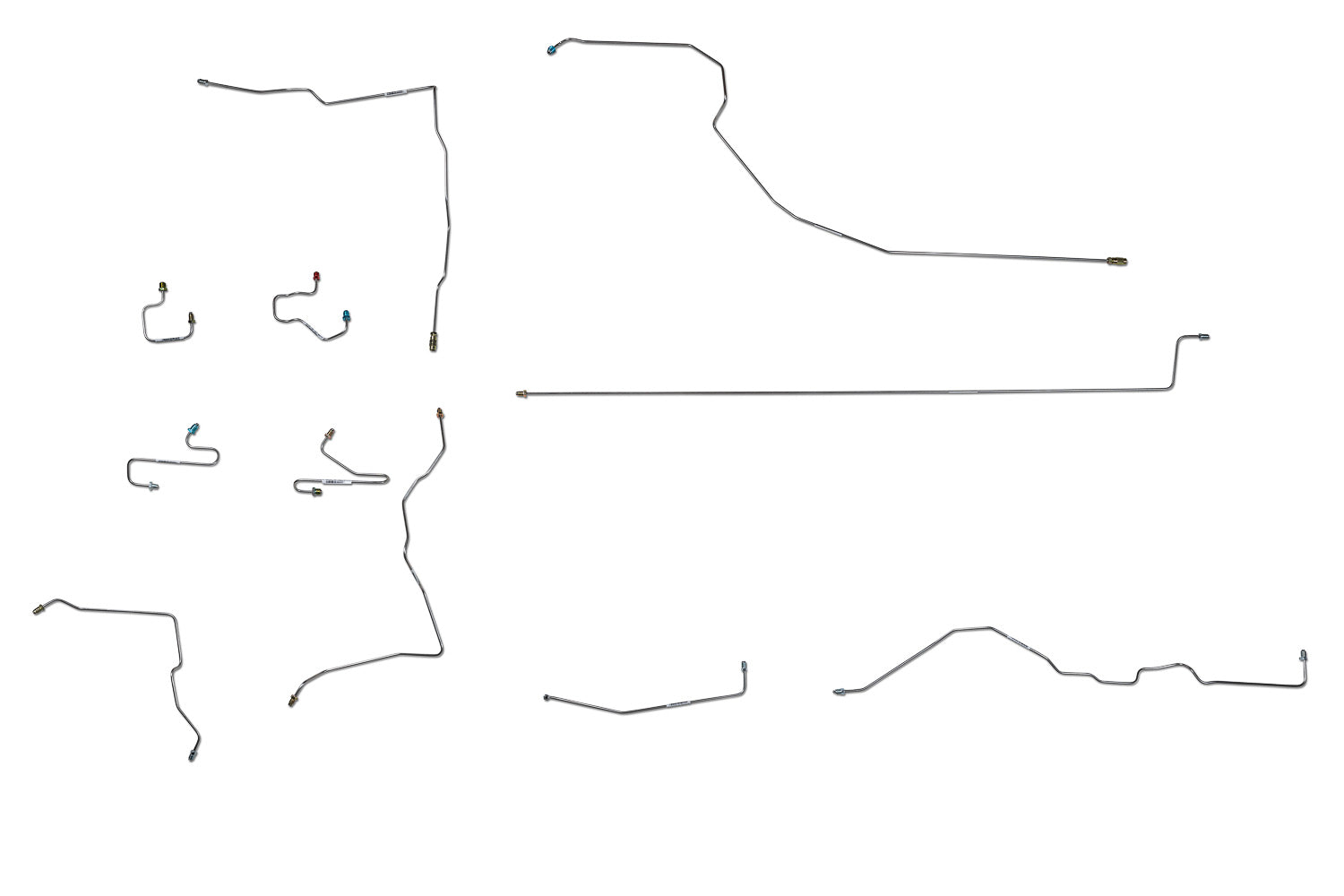 Juego de conductos de freno para Jeep Grand Cherokee 1998 5.9L BLJ-109-SS1E Acero inoxidable