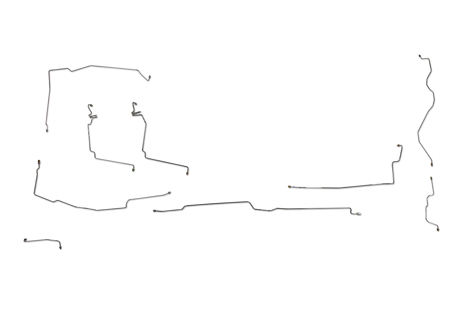 Jeu de conduites de frein Jeep Grand Cherokee 1997 4.0L BLJ-109-SS1A Acier inoxydable