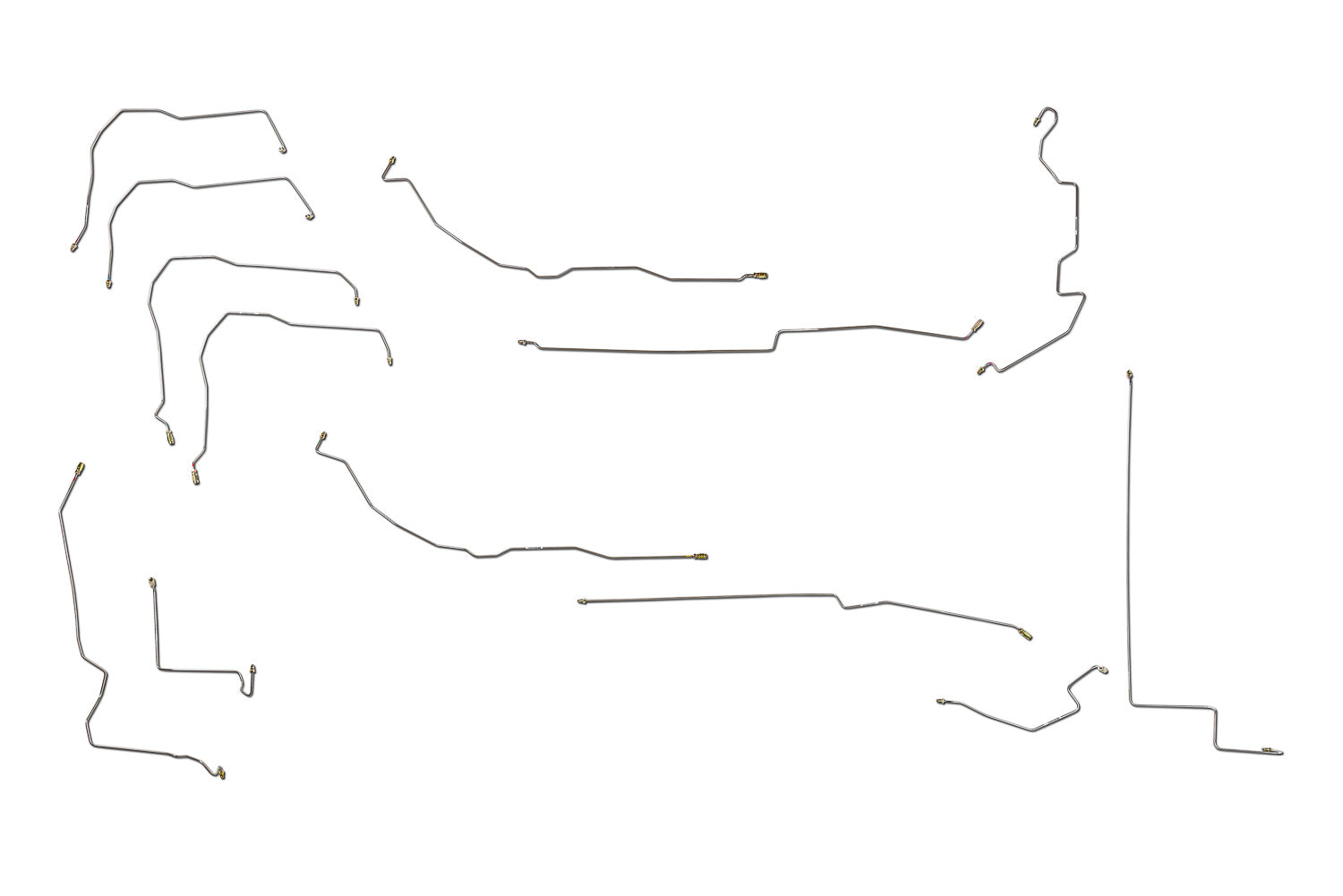 Jaguar X-Type Brake Line Set 2004 3.0L BLJR-100-SS1D Stainless Steel