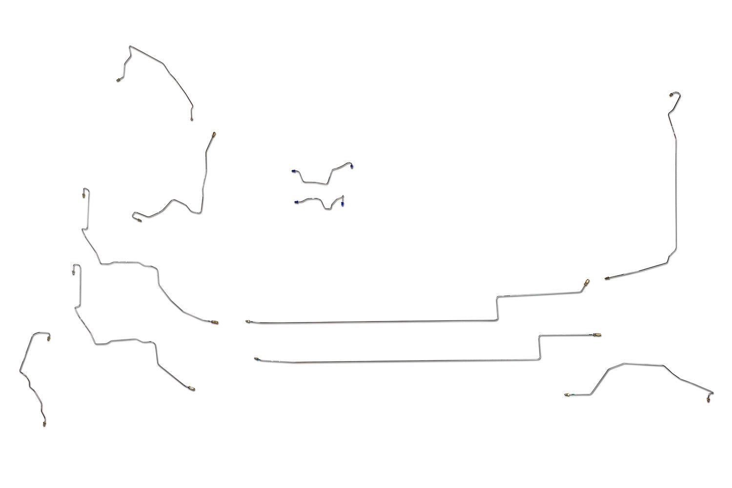 Jeu de conduites de frein Mercedes E320 2001 3.2L BLMB-105-SS1A Acier inoxydable