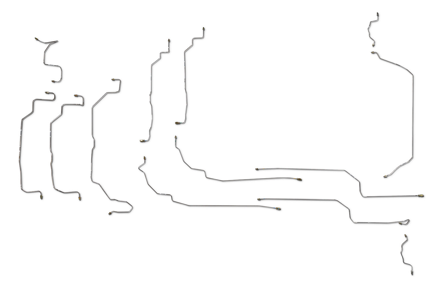 Mitsubishi Lancer Brake Line Set 2010 2WD 2.0L BLMT-103-SS1C Stainless Steel