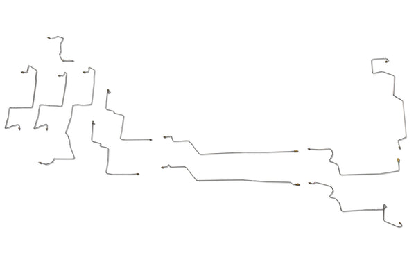SAFEBRAKE Performance Brake Line Kit – Mitsubishi 380 DB1/2/3 2005-2008, Stainless PTFE