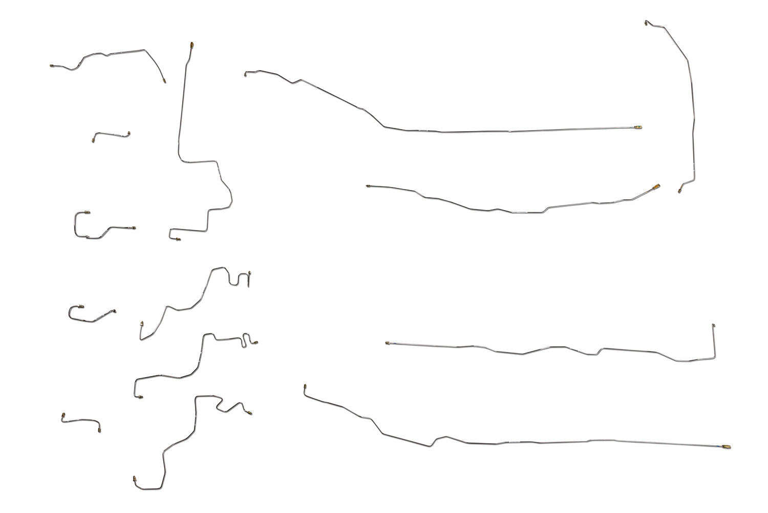 Nissan Frontier Brake Line Set 2012 Crew Cab 6.1ft Bed 4.0L BLN-111-SS1F Stainless Steel