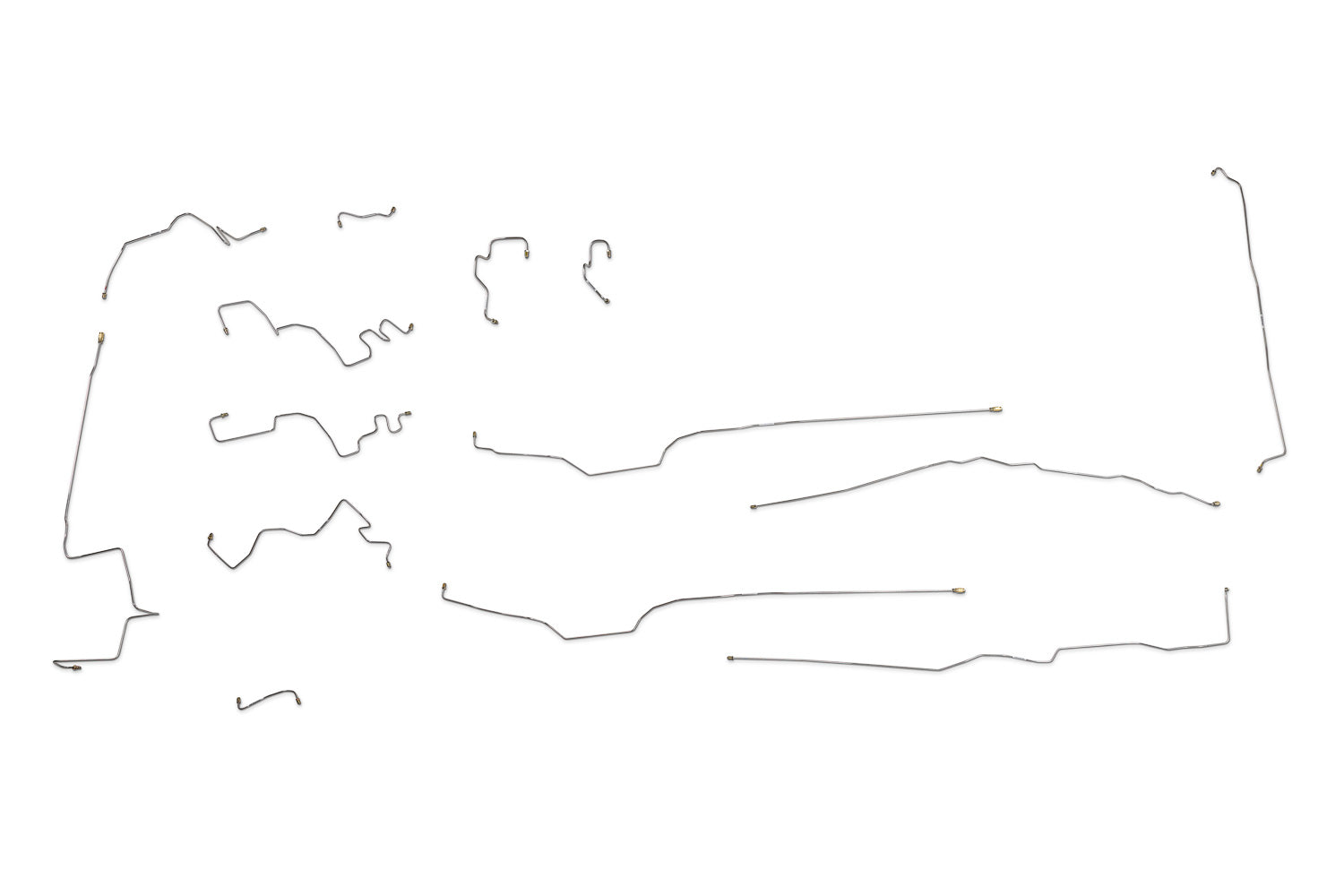 Nissan Frontier Brake Line Set 2012 Crew Cab 4.95ft Bed 4.0L BLN-112-SS1F Stainless Steel