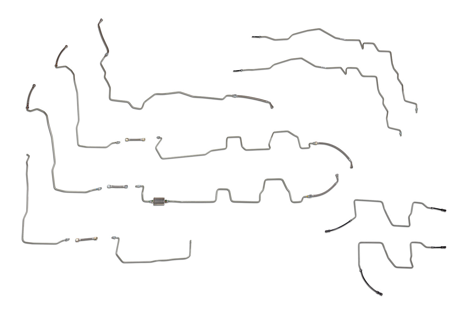 Juego de tuberías de combustible para Chevy Suburban 2002 C/K2500 Gas 6.0L Código RPO LQ4 FL149-R3B