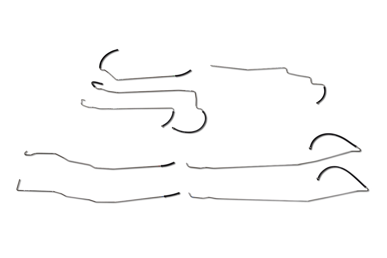 Ensemble de conduites de carburant EZ Install pour Chevy Silverado 2000 1500 Exc. HD, cabine allongée 4,8 L Non Flex Fuel SS888-G1A Acier inoxydable