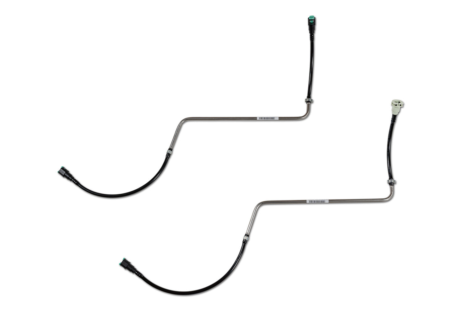 Ensemble de conduites de carburant EZ Install pour Chevy Silverado 2000 1500 Exc. HD, cabine allongée 4,8 L Non Flex Fuel SS888-G1A Acier inoxydable