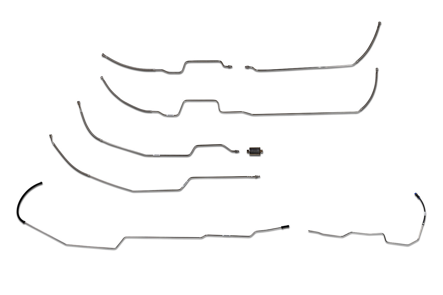 GMC Truck Rear Fuel Line Set 1998 C3500 Reg Cab & Chassis 2WD 159.9" WB 7.4L SS487-H2A