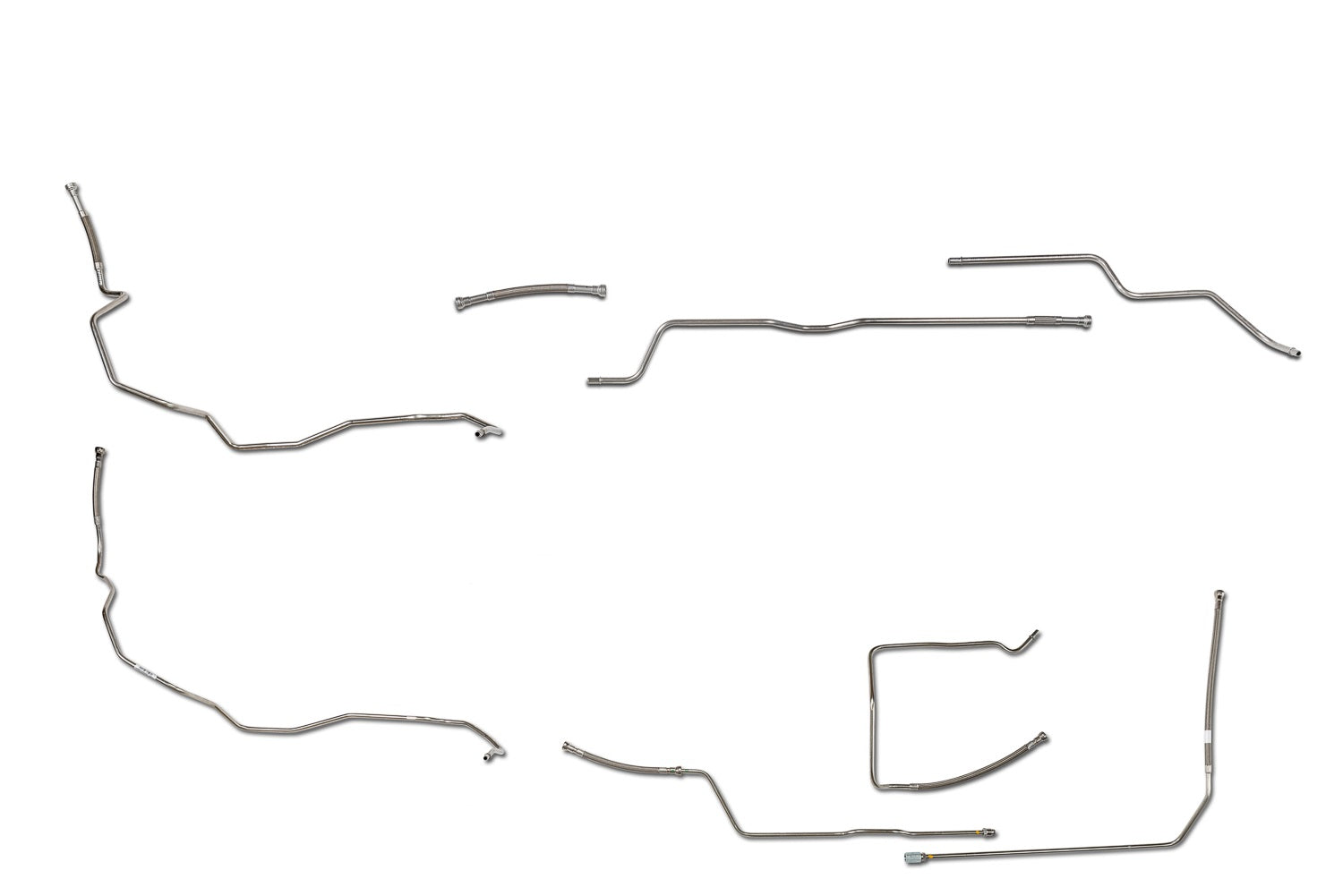 GMC Sierra Fuel Line Set 2006 C/K2500HD/3500 Crew Cab 6.6L SS588-D2B Stainless Steel