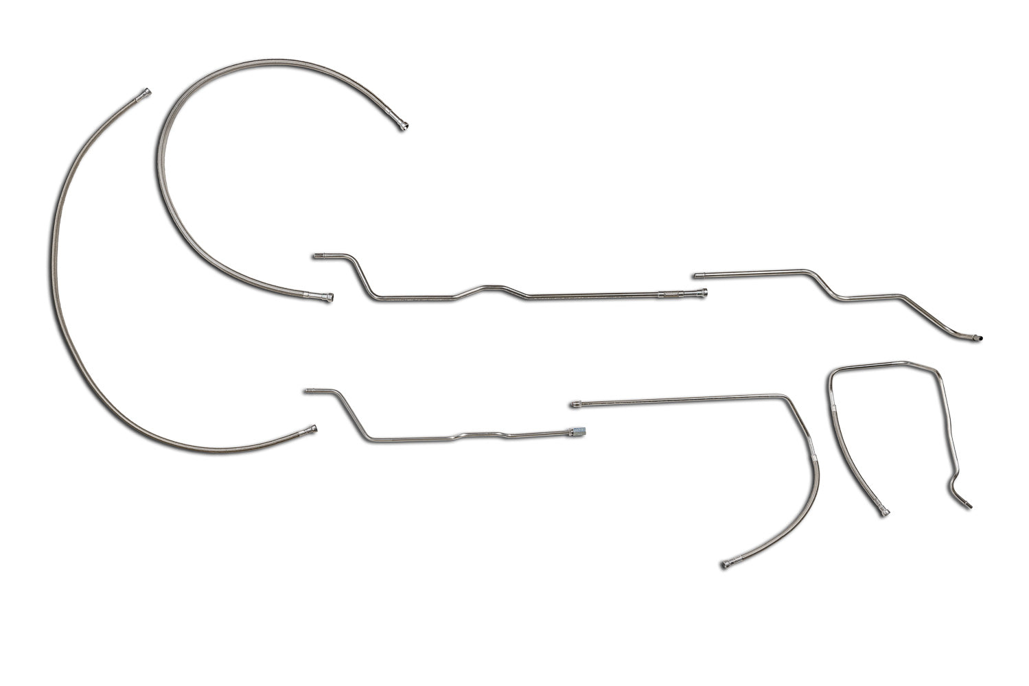 Chevy Silverado Fuel Line Set 2004 C/K2500HD/3500 Crew Cab 6.6L SS887-A1D Stainless Steel