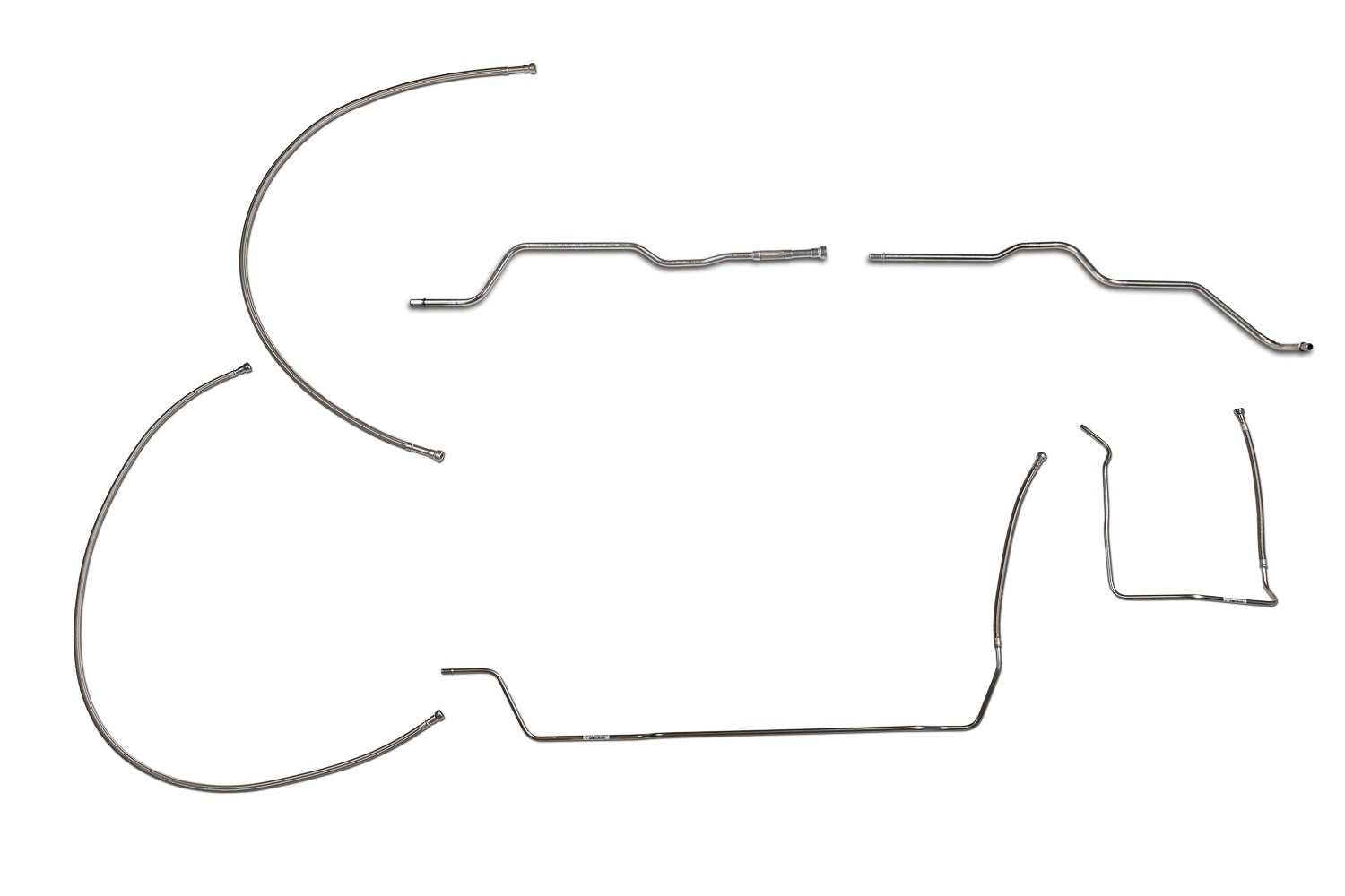 Ensemble de conduites de carburant EZ Install pour Chevy Silverado 2006 C/K2500HD/3500 Ext Cab 6.6L SS887-E1C Acier inoxydable