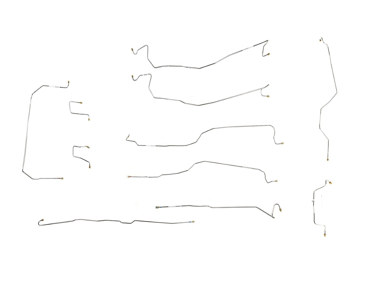 Chevy Silverado Brake Line Set 2003 1500 2WD Reg Cab 8ft Bed 4.3L BLC-237-SS1A Stainless Steel