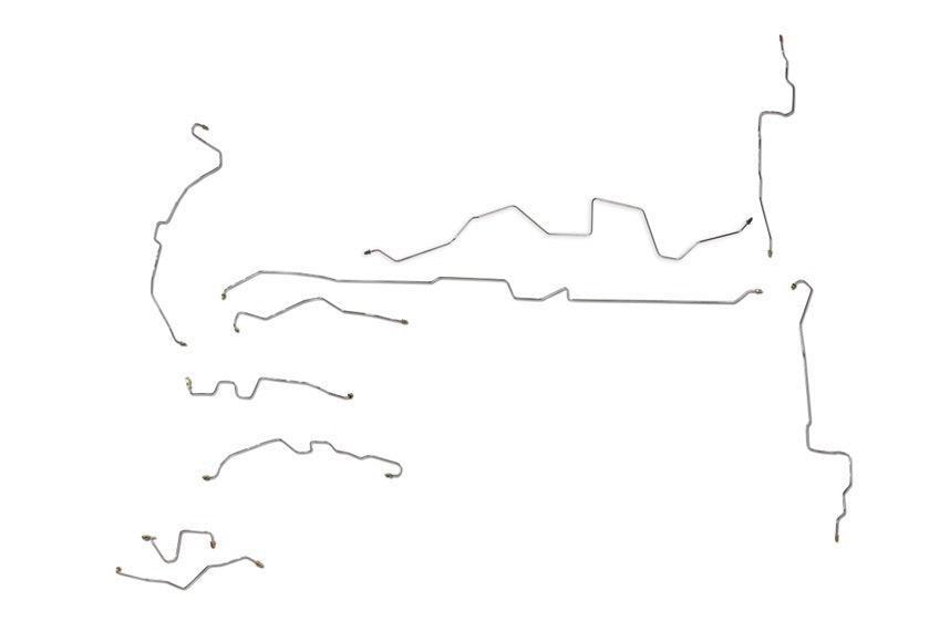 Dodge Dakota Brake Line Set 2002 2WD Quad Cab 5.4ft Bed 4.7L BLD-153-SS2C Stainless Steel