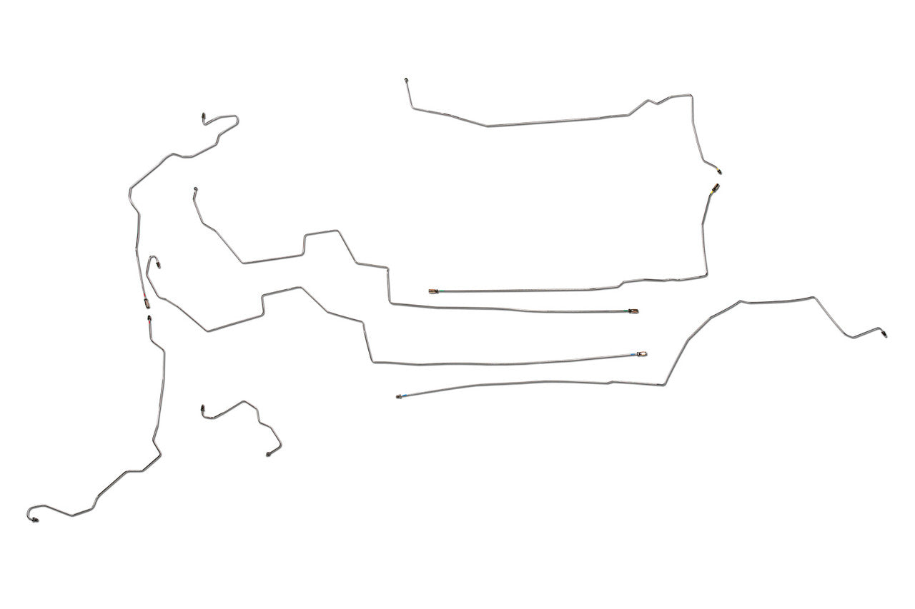 Mercedes C350 Brake Line Set 2014 3.5L BLMB-102-SS6G Stainless Steel