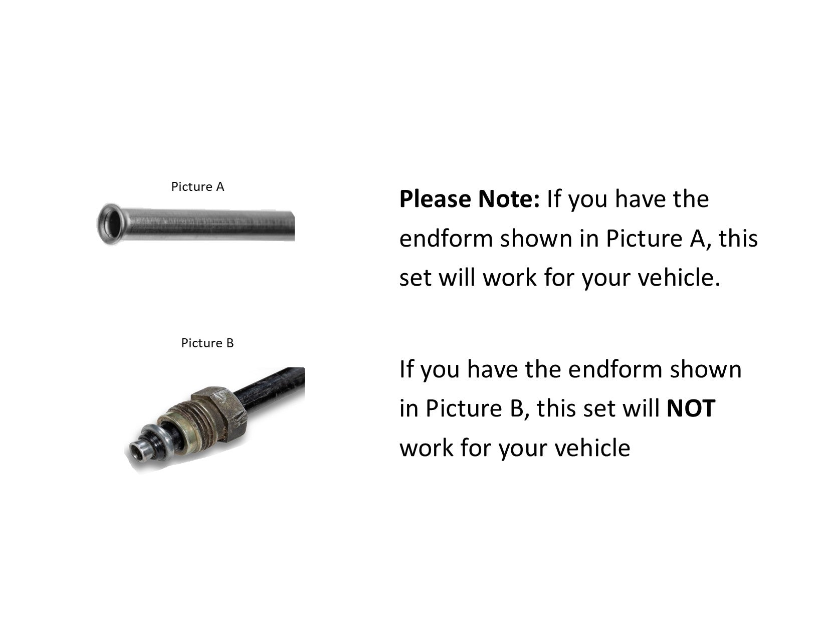 Toyota Tacoma Rack and Pinion Line Set 2002 PreRunner 2WD 2.7L RPL-100-SS3G Stainless Steel