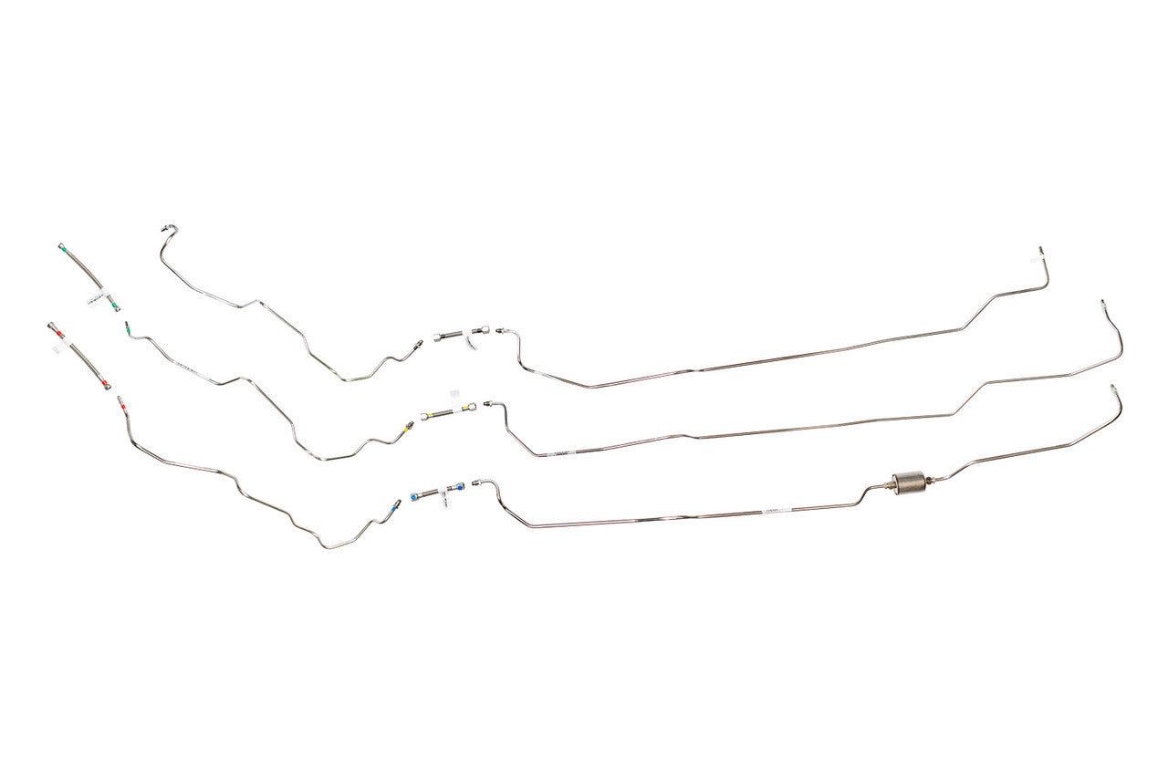 Chevy Silverado Fuel Line Set 2002 C/K2500HD/3500 Crew Cab 8.1L SS488-K1E Stainless Steel