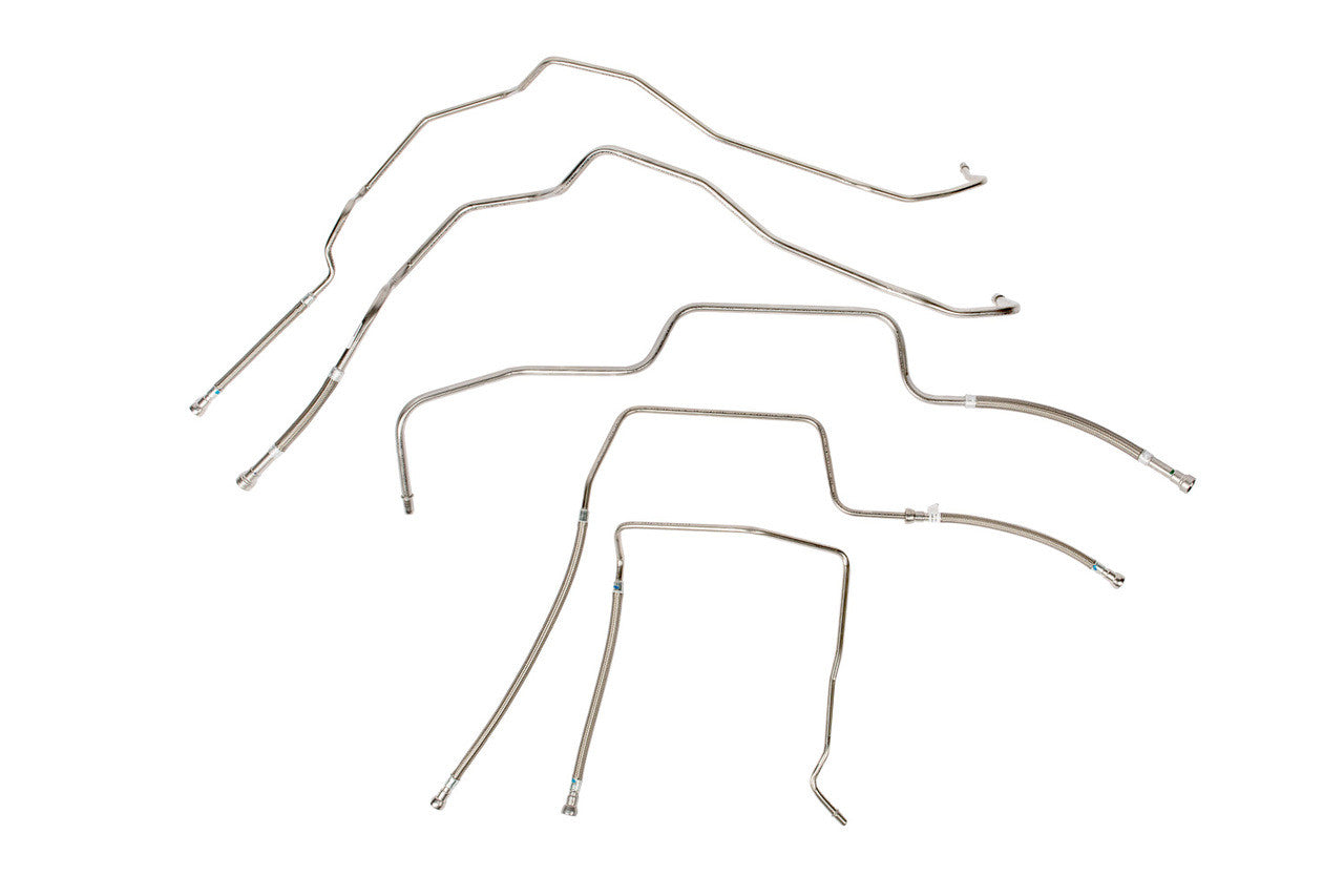 GMC Sierra Fuel Line Set 2002 C/K2500HD/3500 Reg Cab 8 ft Bed 6.6L Diesel w/Engine Code LB7 SS588-C2B Stainless Steel