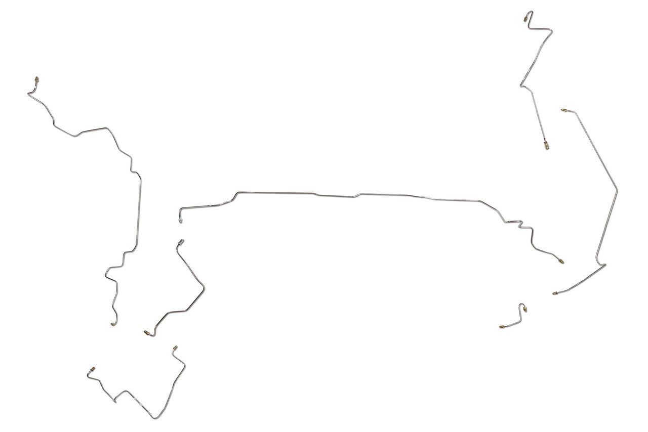 Chevy Corvette Brake Line Set 1984 2WD 5.7L BLC-235-SS1A Stainless Steel