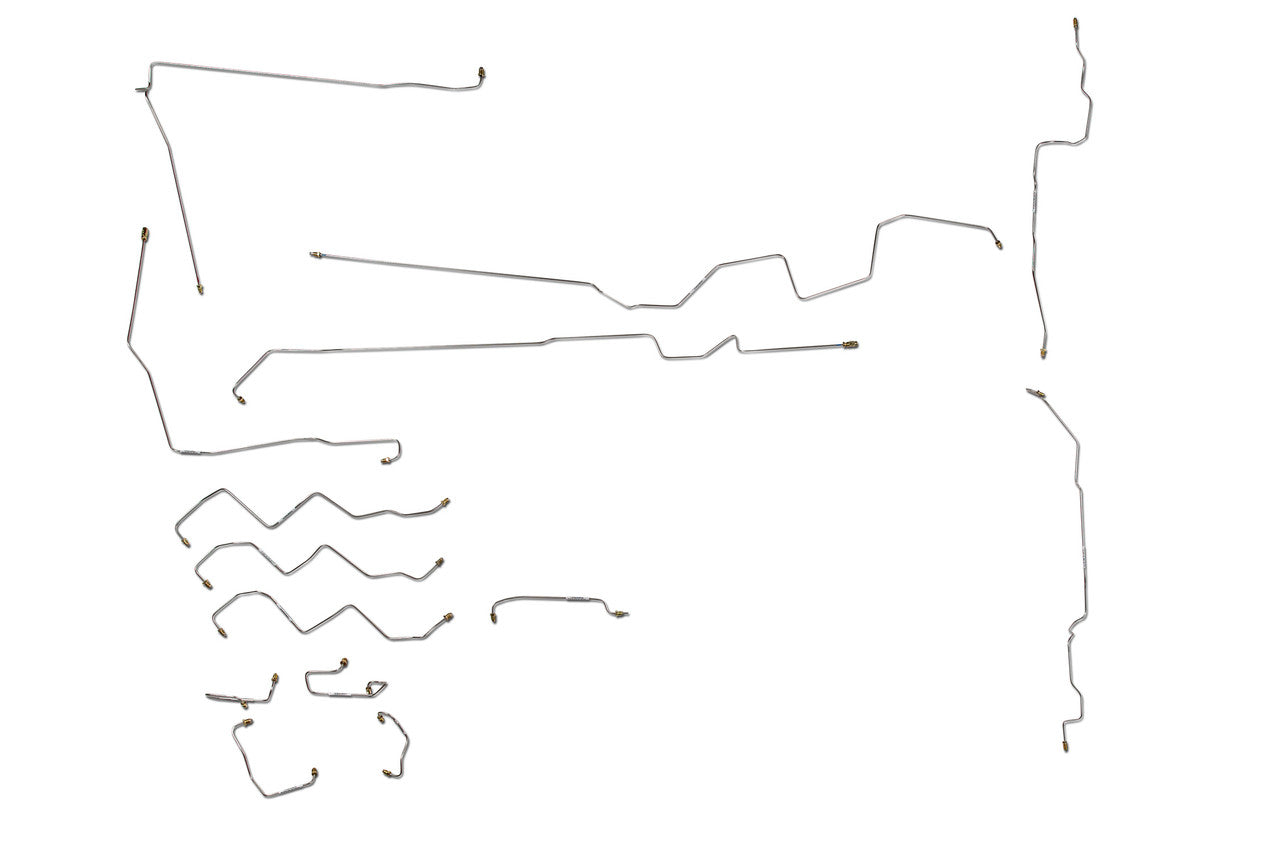 Dodge Dakota Brake Line Set 1997 4WD Club Cab 6.5ft Bed 3.9L BLD-154-SS1B Stainless Steel