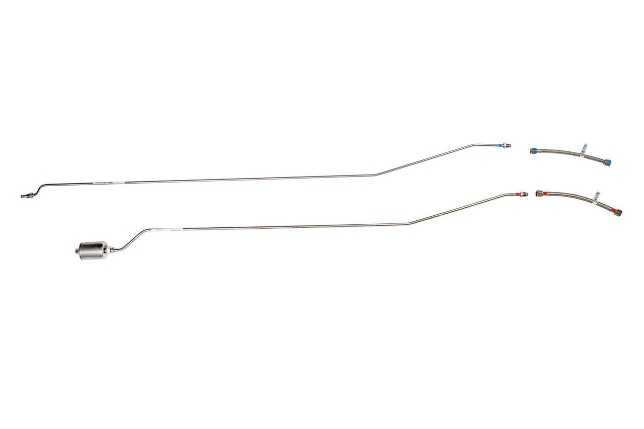 Ensemble de conduites de carburant arrière pour camion GMC 1996 4WD Ext Cab 6.5ft Bed 7.4L SS400-W3C Acier inoxydable