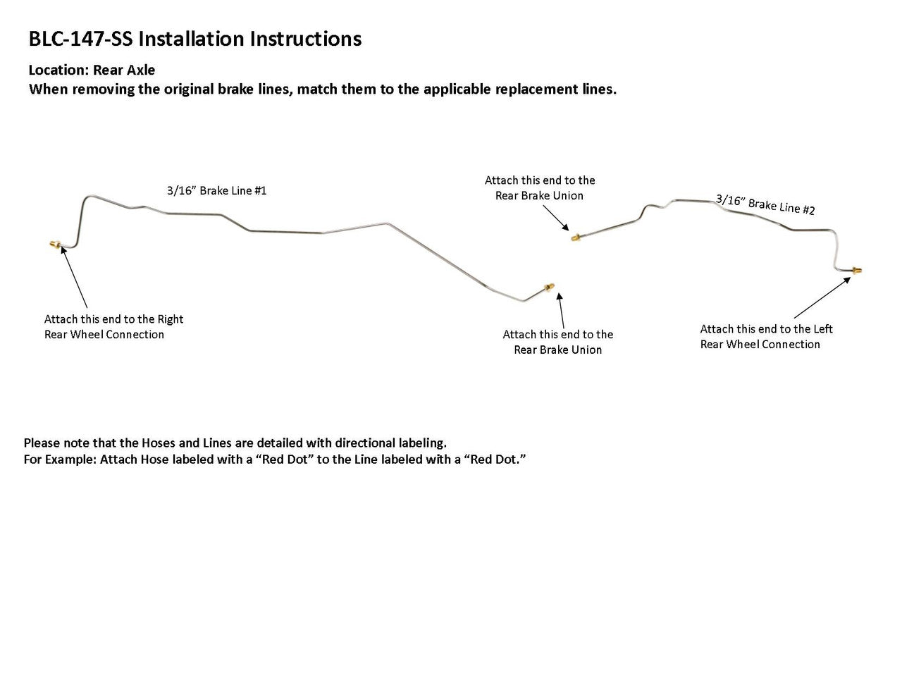 GMC Truck Rear Axle Set 2000 3500 5.7L BLC-147-SS2K Stainless Steel