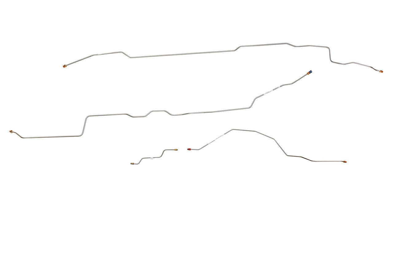 Ford F250 SD Intermediate & Rear Brake Line Set 2001 2WD Ext Cab 8ft Bed/Crew Cab 6.5ft Bed 5.4L BLF-104-SS1C Stainless Steel