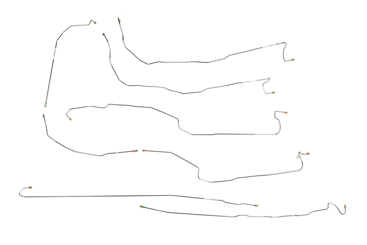 GMC Sierra Brake Line Set 2000 2500 4WD Ext Cab 8ft Bed 5.3L BLC-160-SS2B Stainless Steel