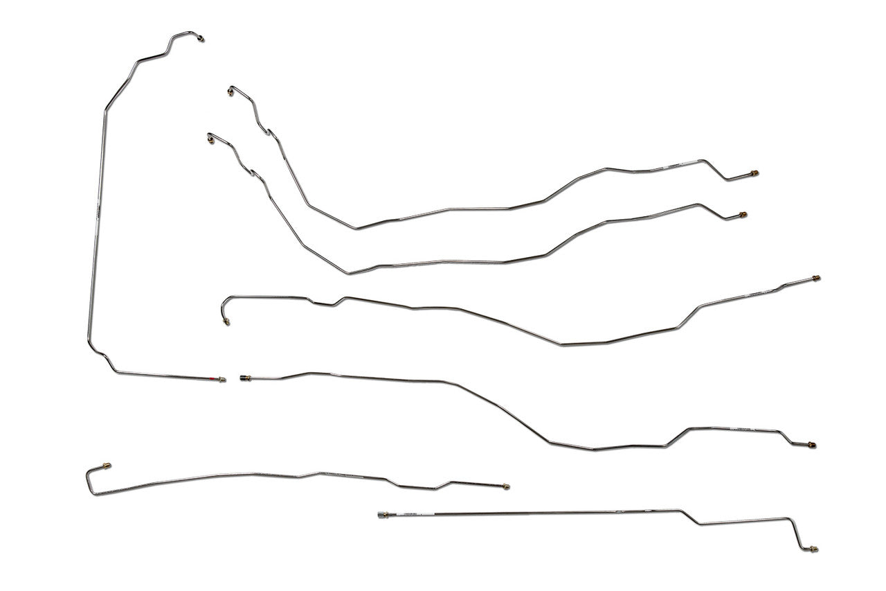 Chevy Silverado Brake Line Set 2007 3500 Classic Reg Cab 8ft Bed 8.1L BLC-189-SS3O Stainless Steel