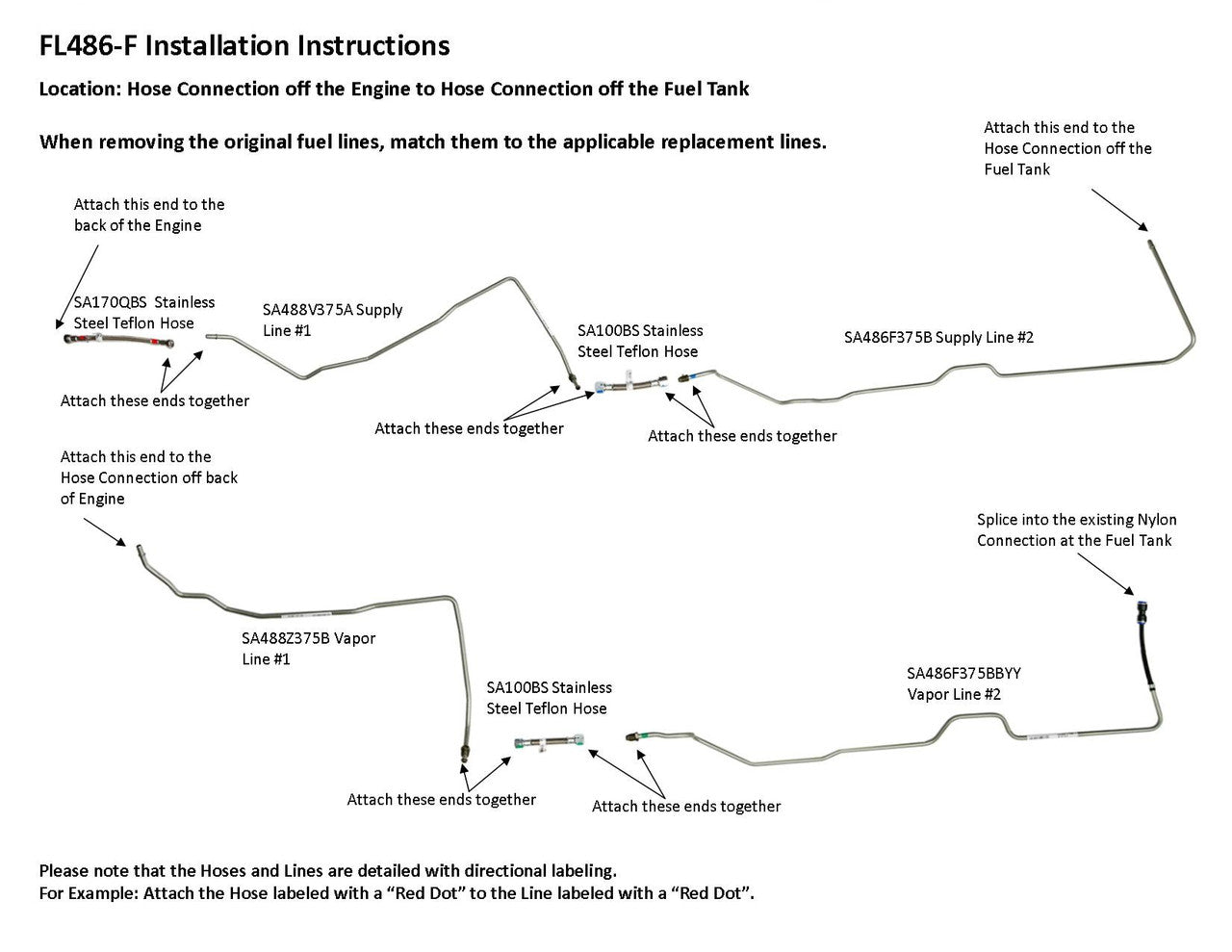 Chevy Silverado Fuel Line Set 2008 C/K1500 Ext Cab 6.5ft Bed 5.3L FL486-F3B