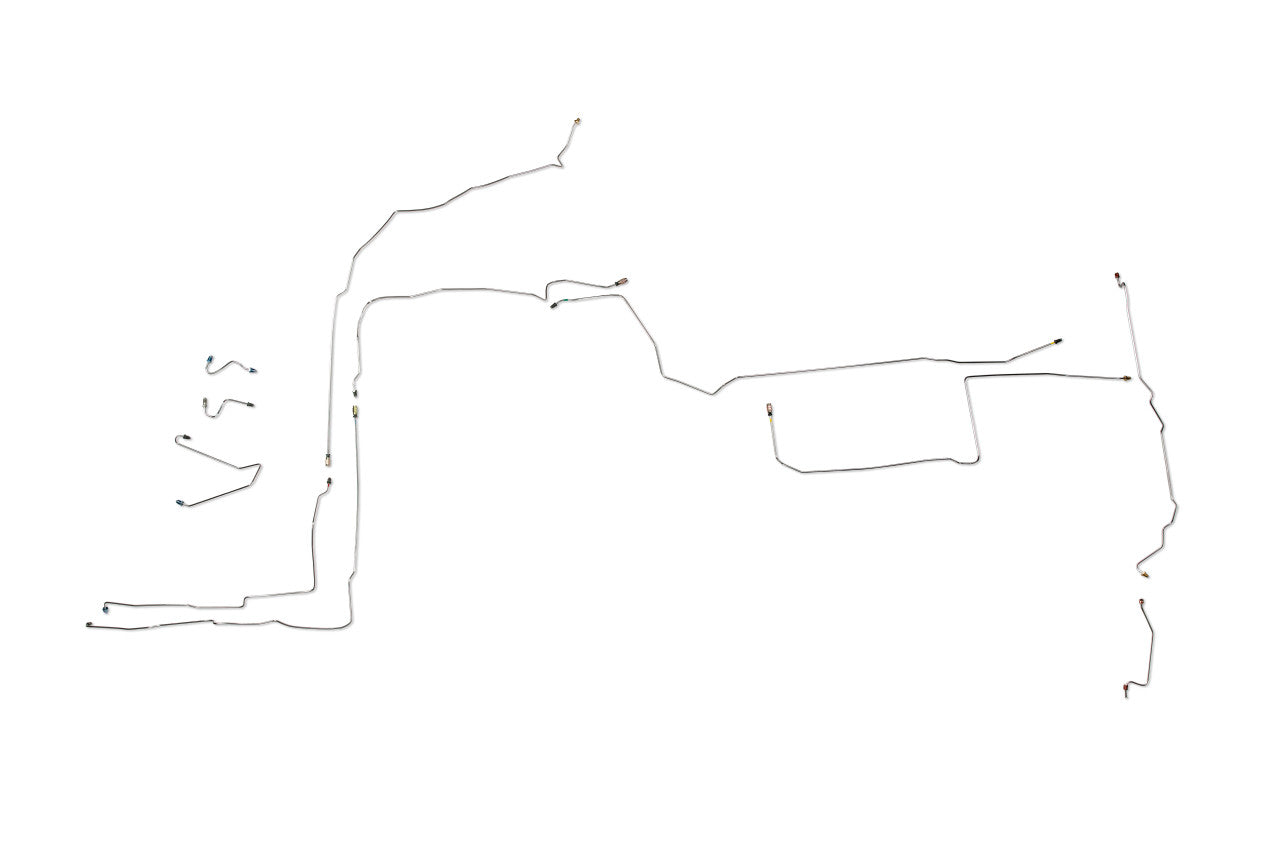 Ford Mustang Brake Line Set 1994 3.8L BLF-113-SS1H Stainless Steel