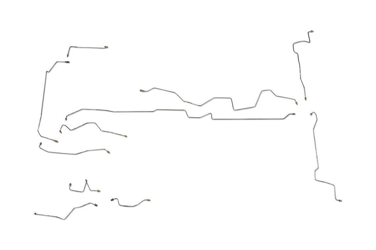 Dodge Dakota Brake Line Set 2003 4WD Quad Cab 5.4ft Bed 4.7L BLD-152-SS1B Stainless Steel