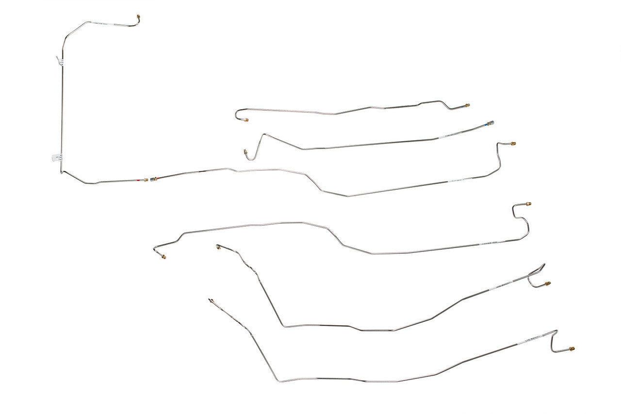 GMC Sierra Brake Line Set 2000 1500 2WD Reg Cab 6.5ft Bed 4.3L BLC-128-SS2B Stainless Steel