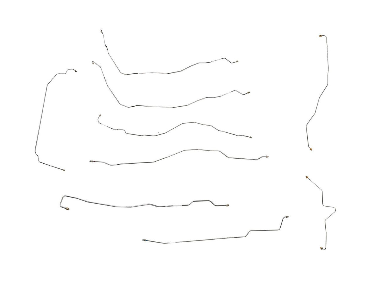 Chevy Silverado Brake Line Set 2001 2500 HD Reg Cab 8ft Bed 6.6L BLC-205-SS1C Stainless Steel