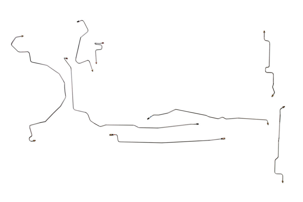 Juego de líneas de freno para Mazda B4000 1999 2WD Ext Cab 6ft Bed 3.0L BLF-110-SS3G Acero inoxidable