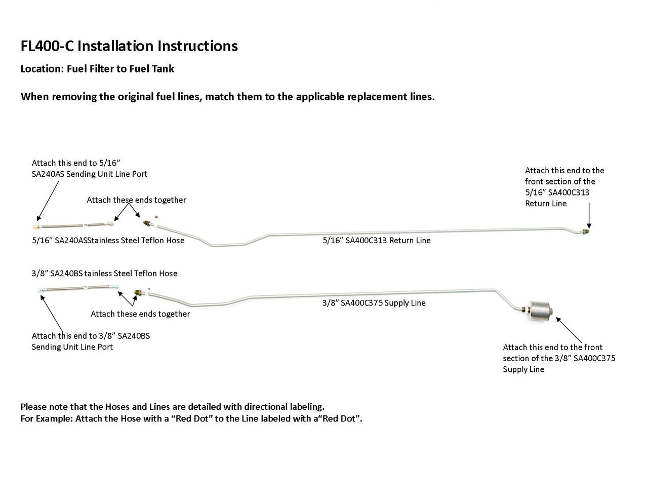Juego de tuberías de combustible traseras para camioneta GMC 1993, cabina extendida de 2WD, caja de 8 pies, 7,4 L, FL400-C2T