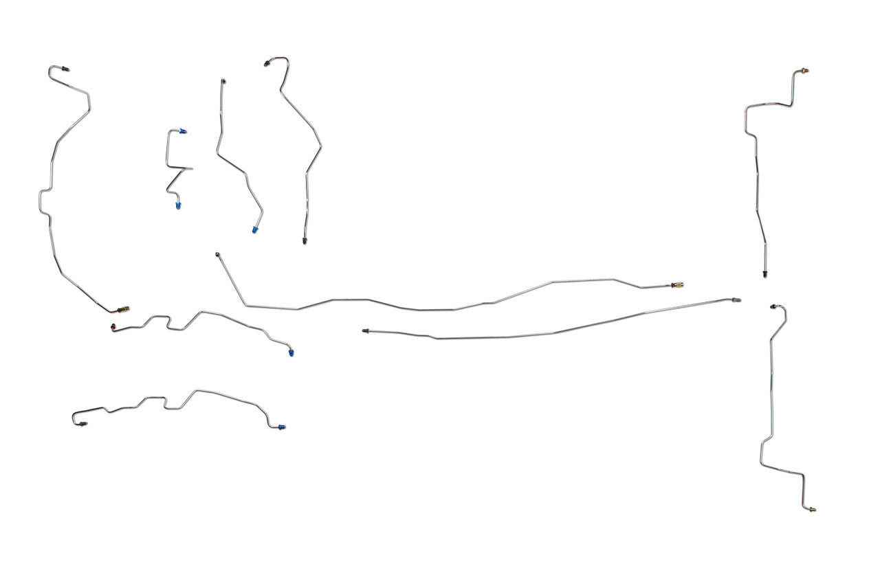 Juego de líneas de freno Dodge Durango 2003 2WD BLD-111-SS1A Acero inoxidable