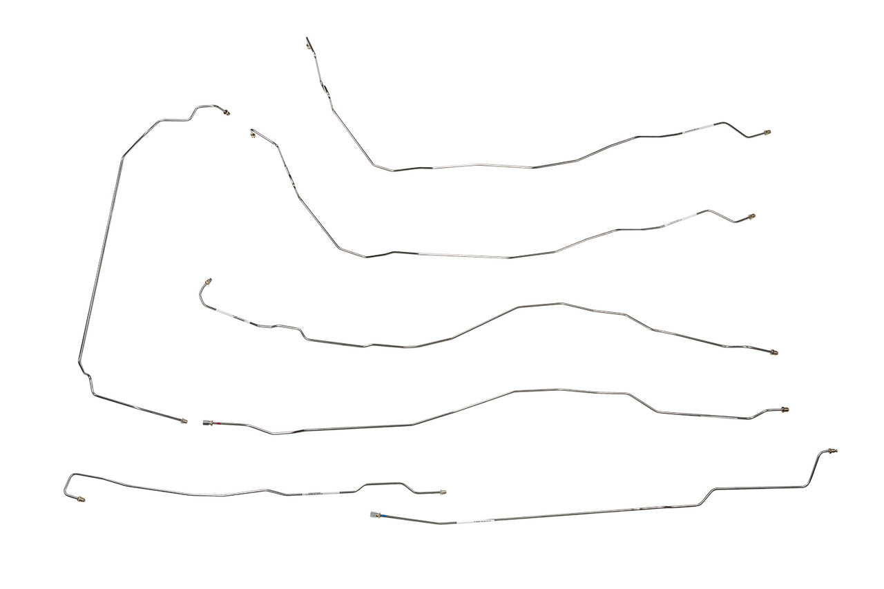 Chevy Silverado Brake Line Set 2002 3500 Reg Cab 8ft Bed 8.1L BLC-150-SS3B Stainless Steel