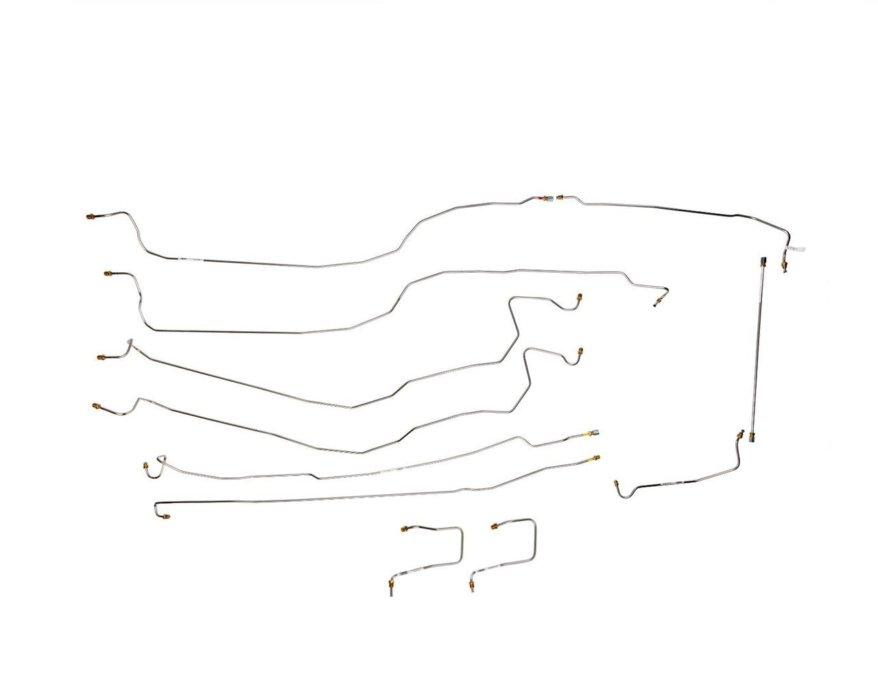 GMC Sierra Brake Line Set 2007 1500 Classic 2WD Ext Cab 6.5ft Bed 4.3L BLC-112-SS4A Stainless Steel
