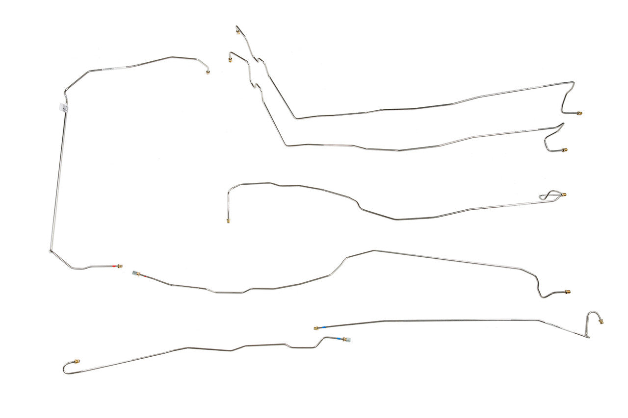 GMC Sierra Brake Line Set 2002 1500 4WD Reg Cab 6.5ft Bed 4.8L BLC-129-SS2K Stainless Steel