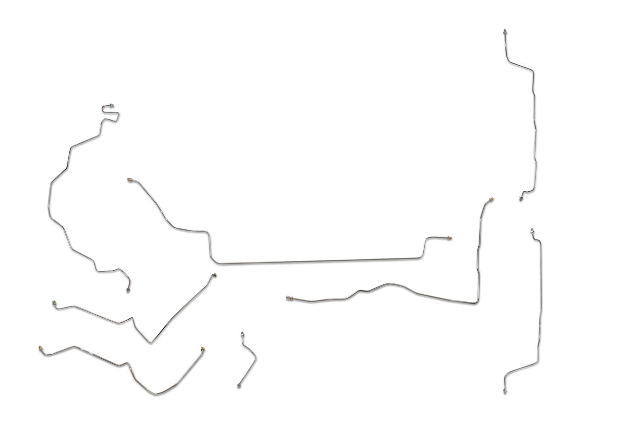 Oldsmobile Cutlass Brake Line Set 1977 6.6L BLC-228-SS9R Stainless Steel