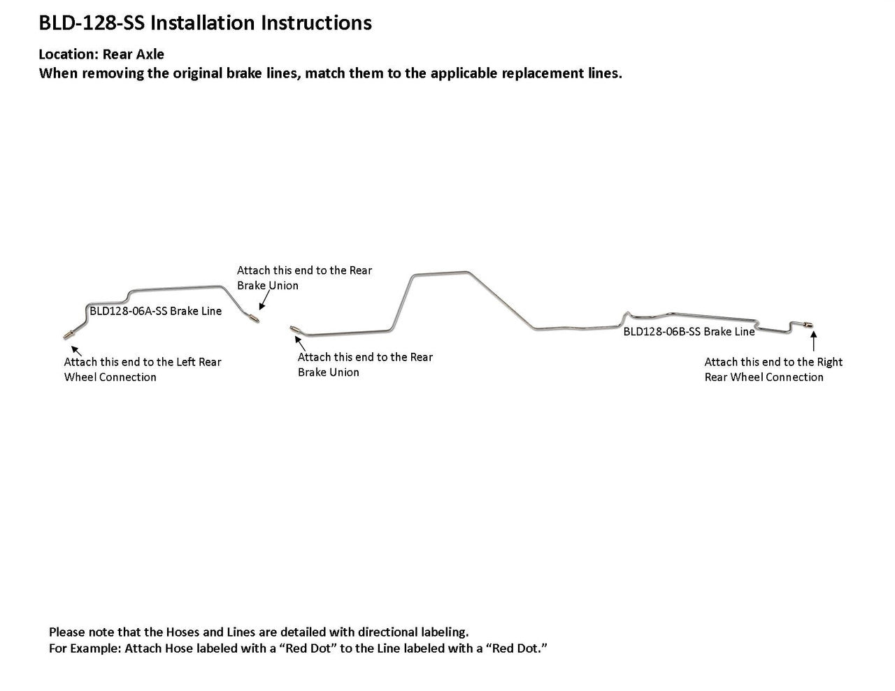 Dodge Ram Rear Axle Set 2000 2500 5.2L Gas BLD-128-SS1C Stainless Steel