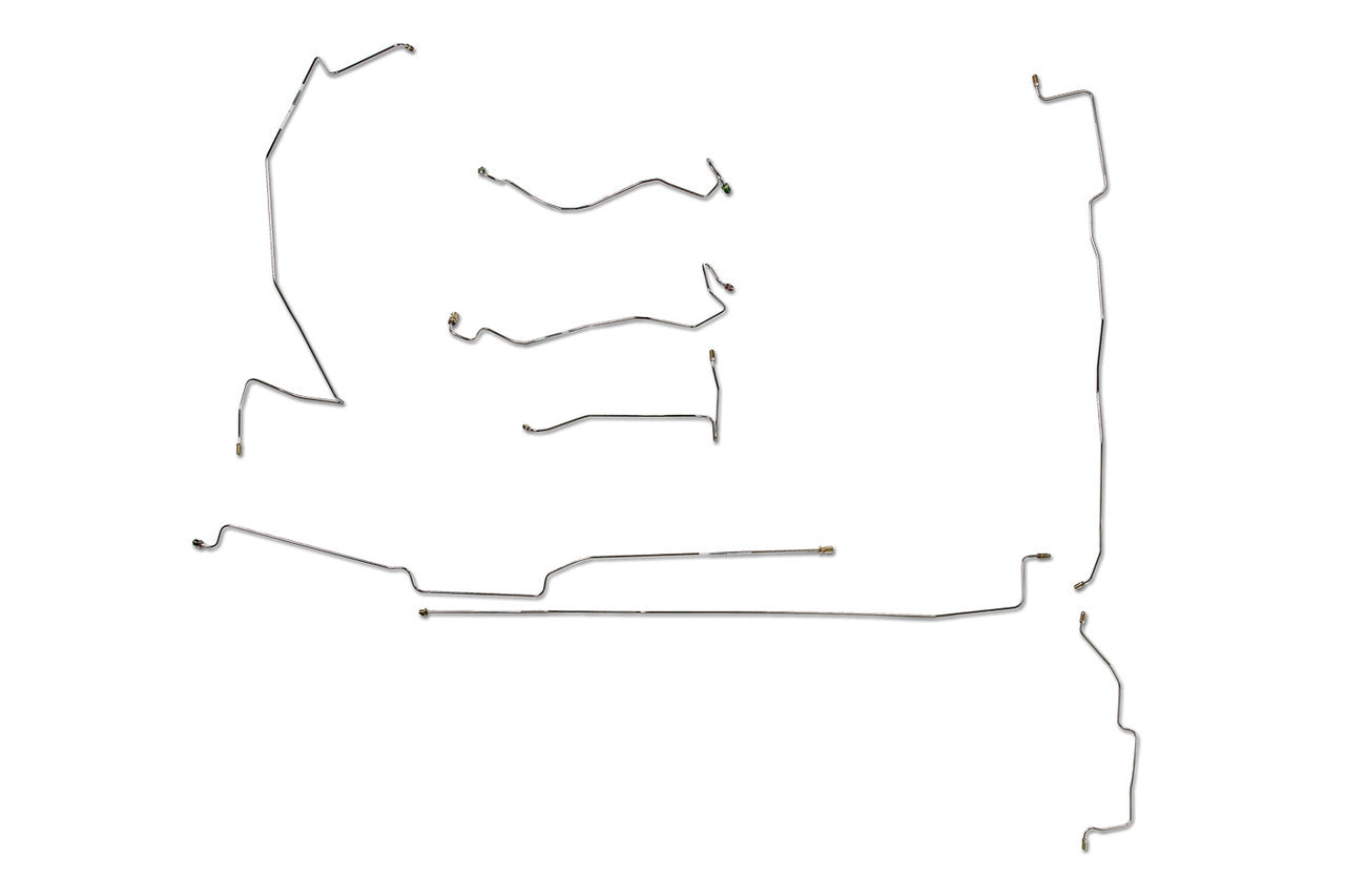 Dodge Ram Pickup Brake Line Set 1983 D150 2WD Reg Cab 6.5ft Bed 5.2L BLD-126-SS1D Stainless Steel