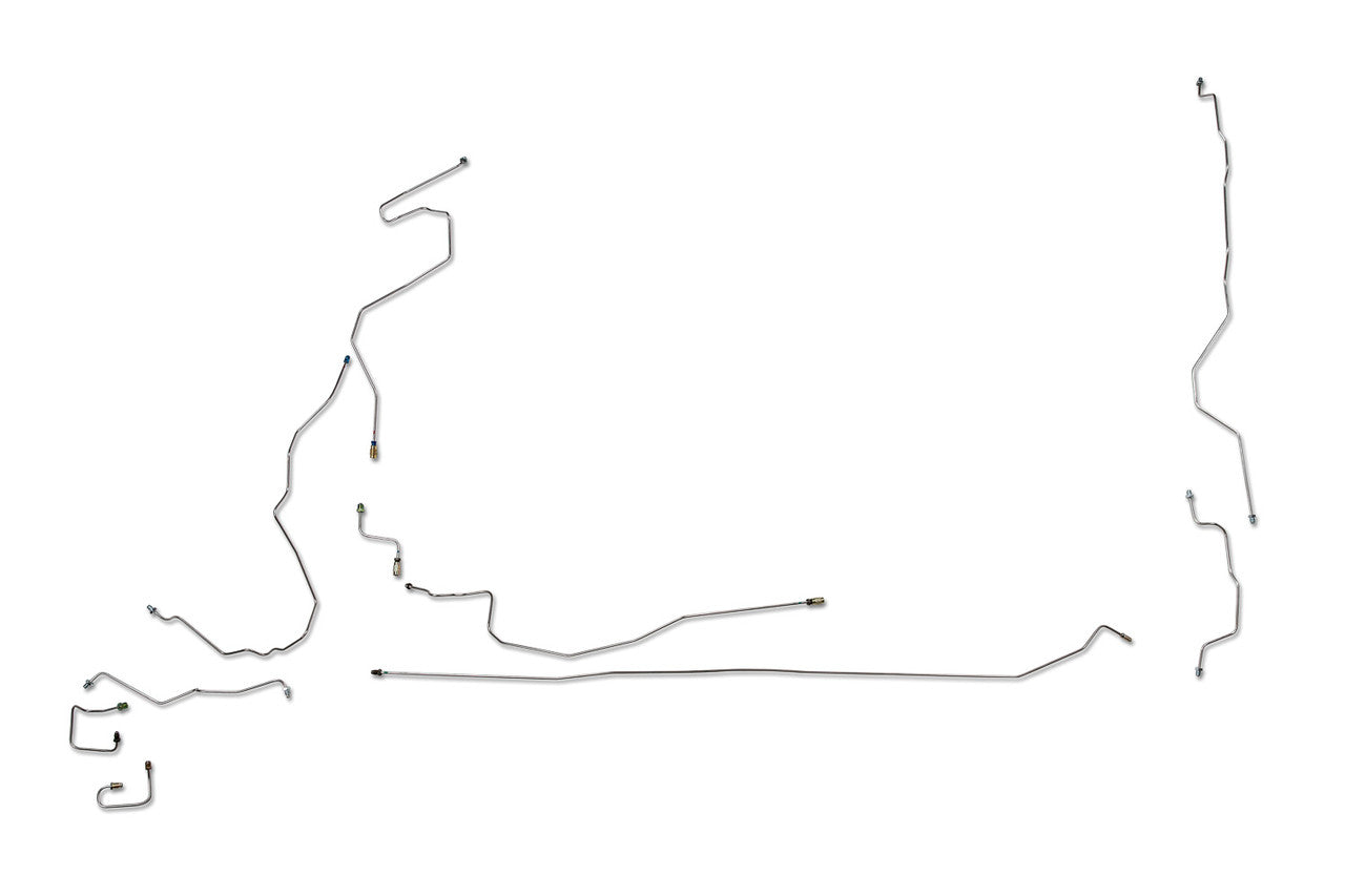 Jeep Cherokee Brake Line Set 2001 4.0L BLJ-104-SS1J Stainless Steel