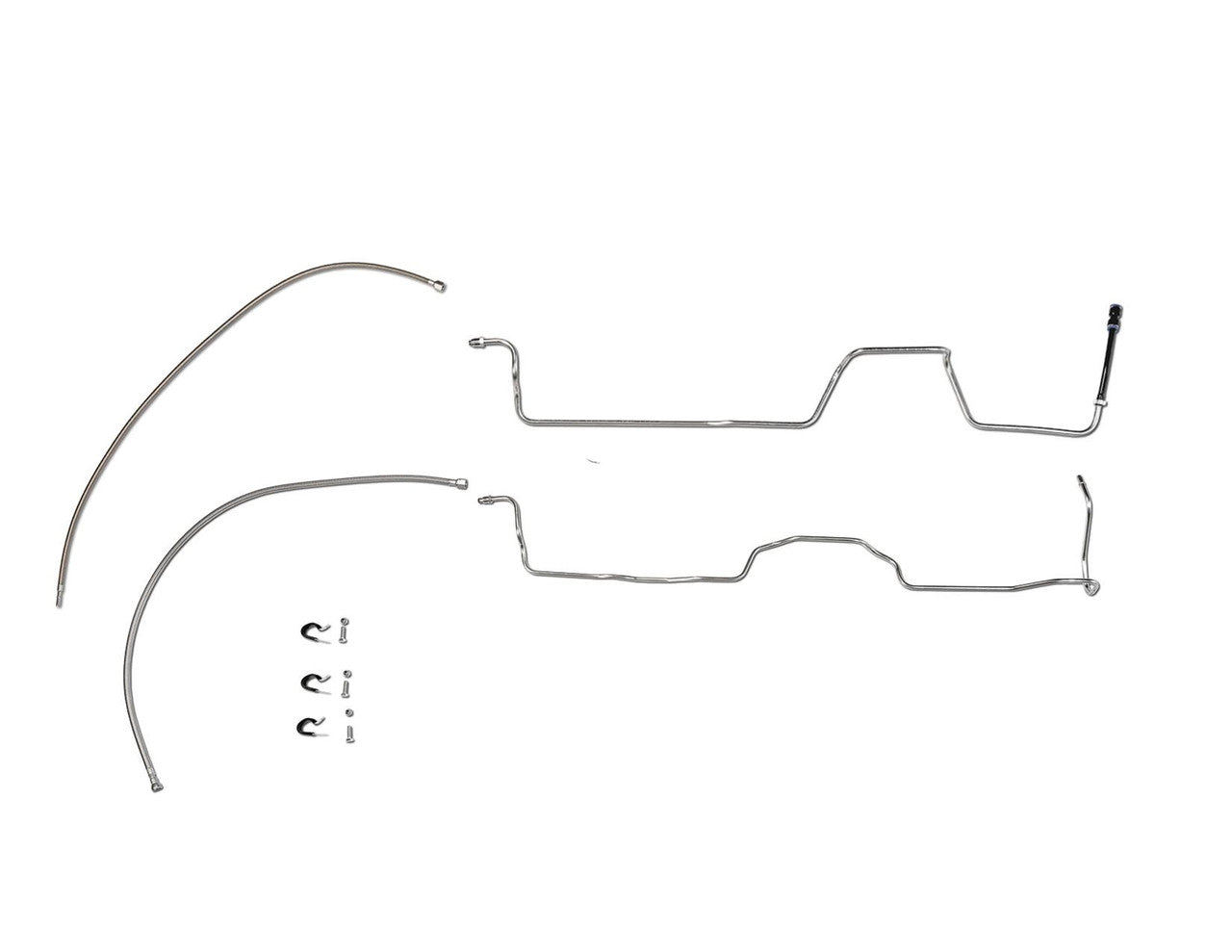 Chevy Silverado EZ Install Fuel Line Set 2004 C/K1500 Crew Cab 5.75 ft Bed 5.3L SS888-Z1D Stainless Steel