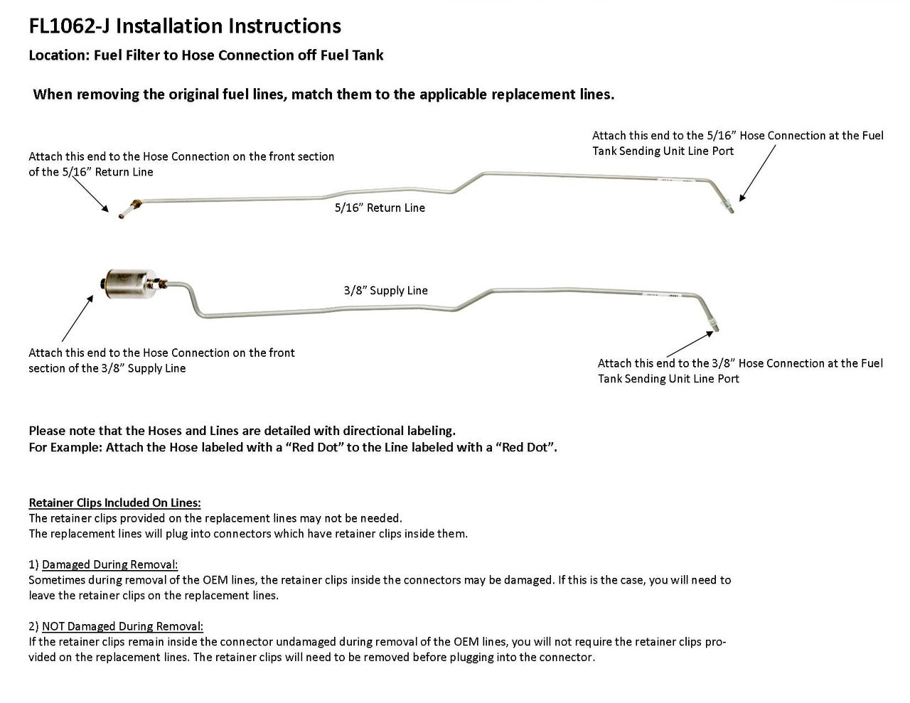 FL1062-J Installation Instructions