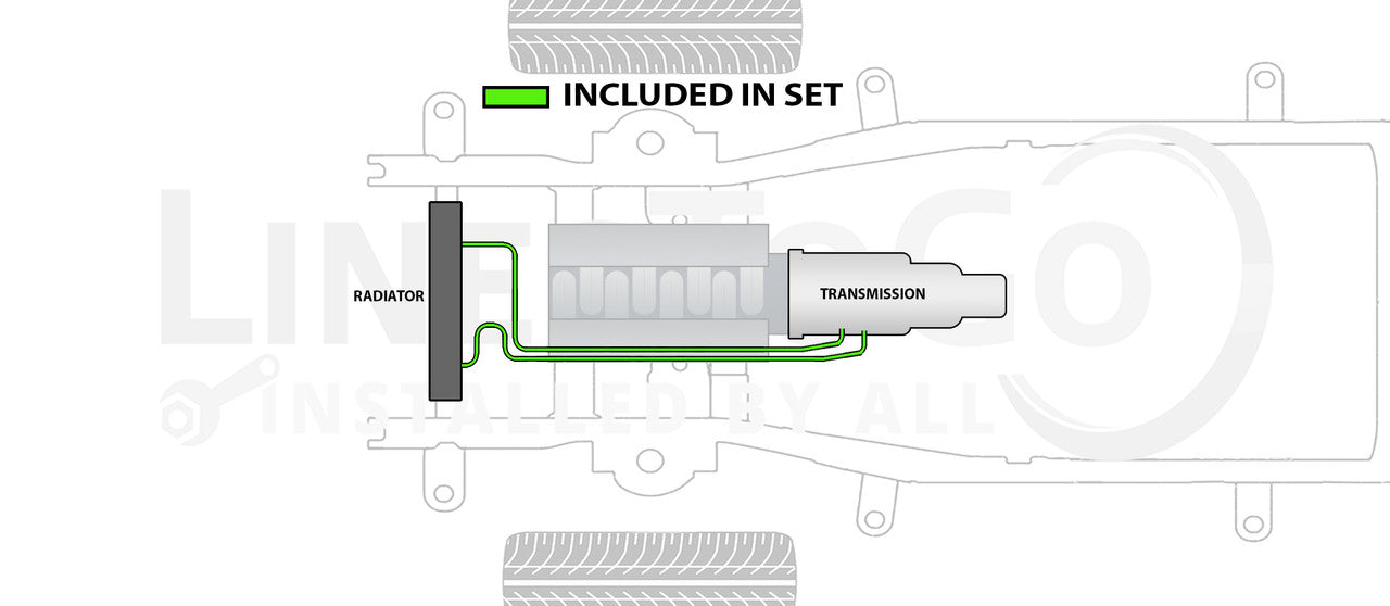 LinesToGo 2007 Dodge Dakota Transmission Cooler Lines
