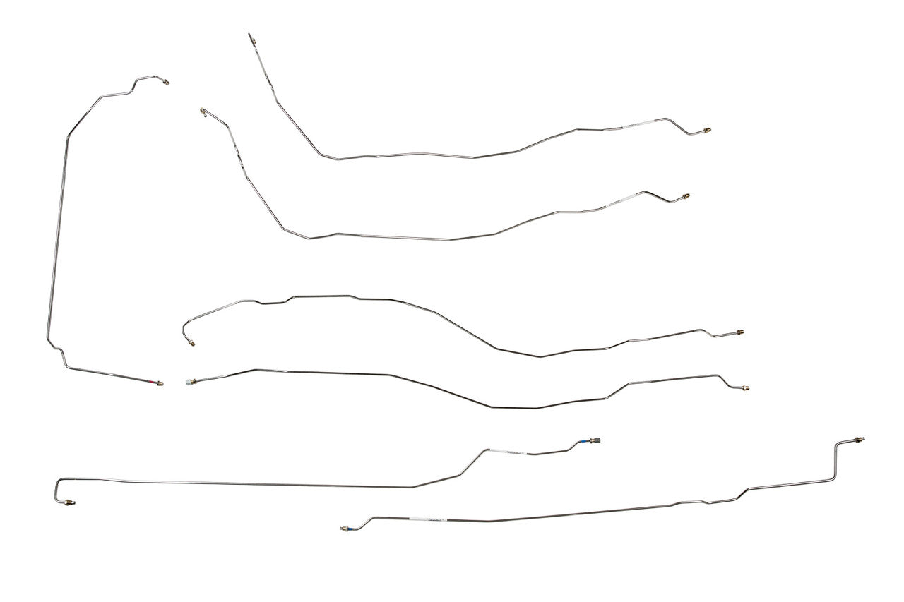 GMC Sierra Brake Line Set 2001 3500 Ext Cab 8ft Bed 6.0L BLC-151-SS4A Stainless Steel
